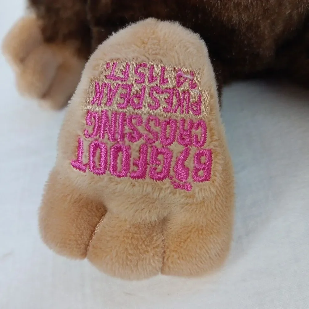 The Petting Zoo Bigfoot Crossing Plush Pikes Peak Colorado Souvenir Toy Stuffed